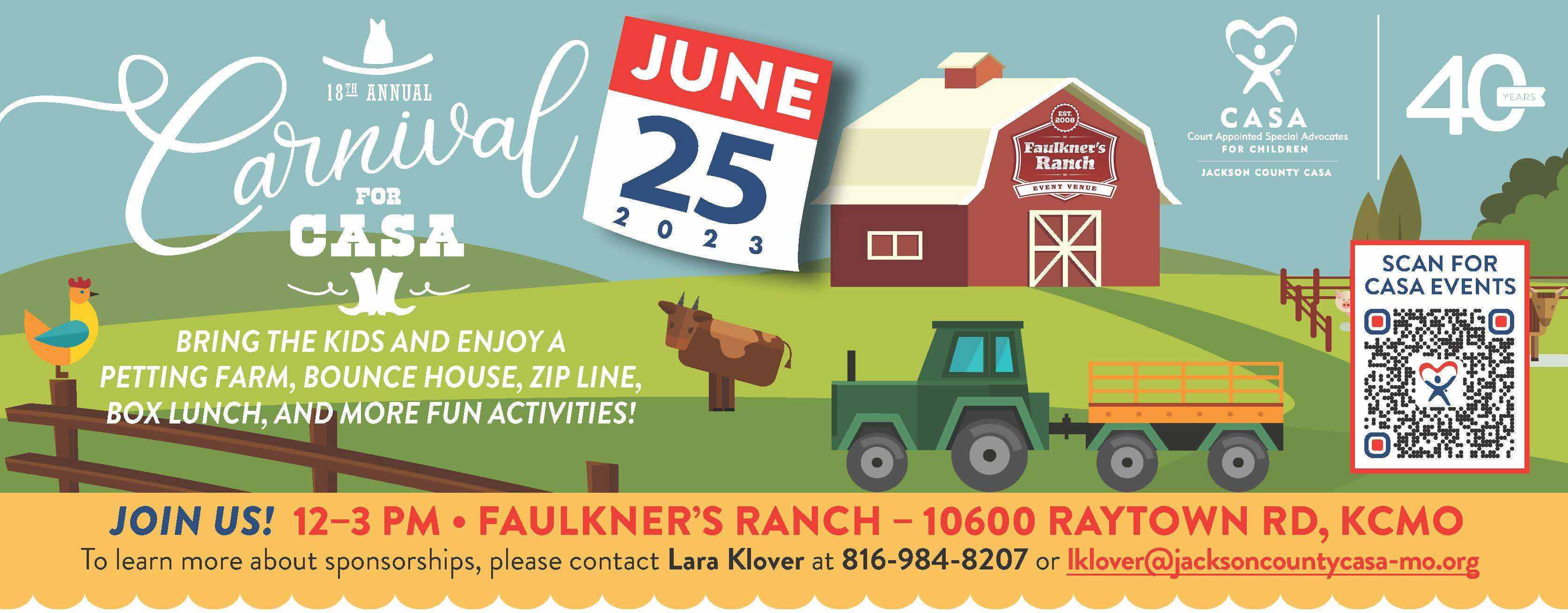 2023 Carnival for CASA at Faulkner's Ranch
